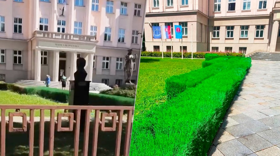 Natreli vyschnutý ker nazeleno. Pamiatkari popreli tvrdenie Matice slovenskej