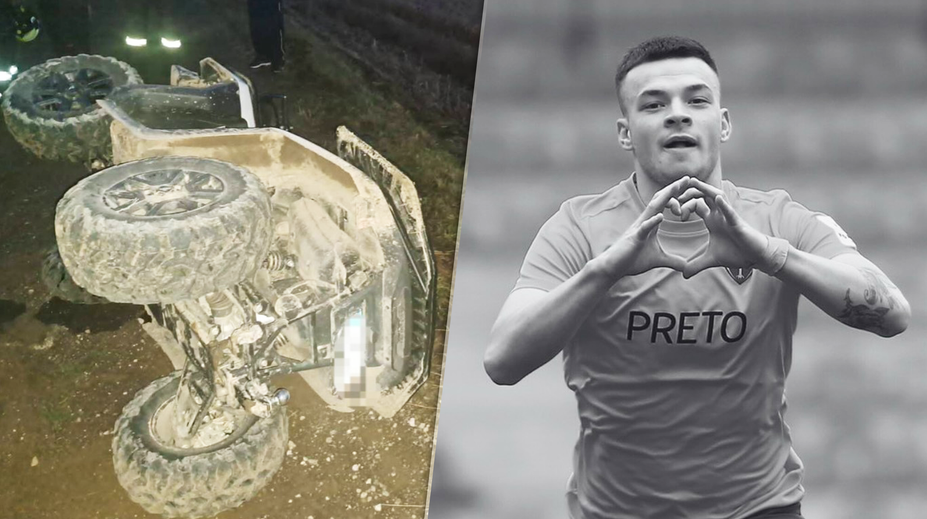 Po zrážke štvorkolky a motocykla prišiel o život futbalista Tomáš (†23). Polícia zverejnila závažný detail z nehody