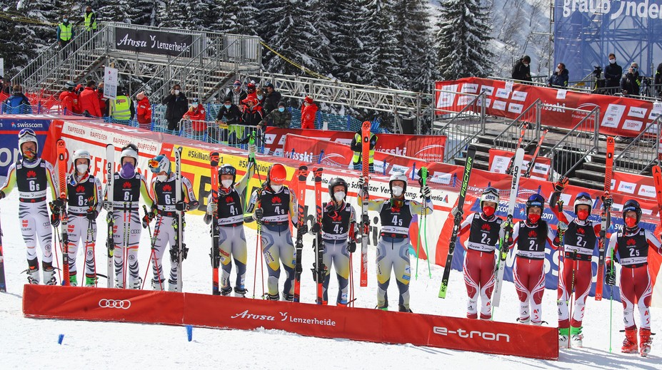 Finále SP v Lenzerheide: Nóri vyhrali paralelnú súťaž tímov, Slováci neštartovali