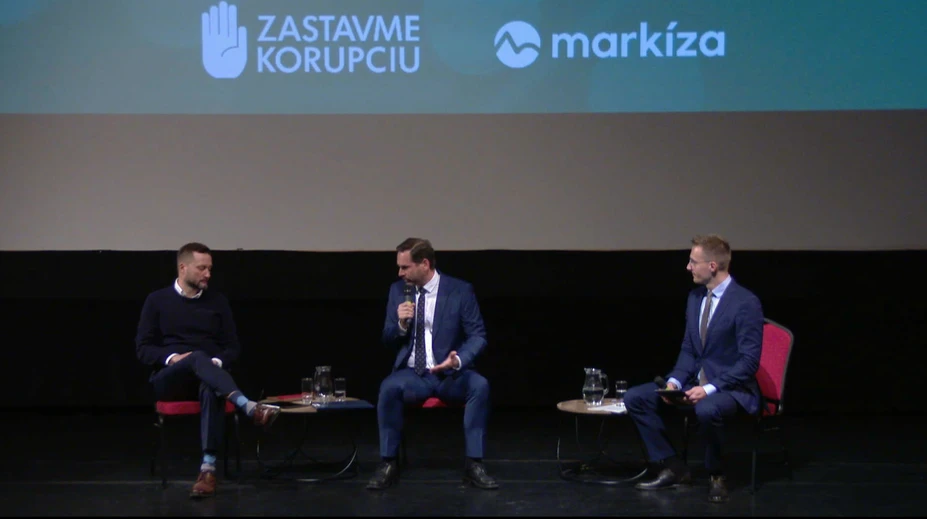 Vallo aj Kusý majú pochybnosti o financovaní konkurenčnej kampane, ani jeden nemá dôkazy (predvolebná debata)