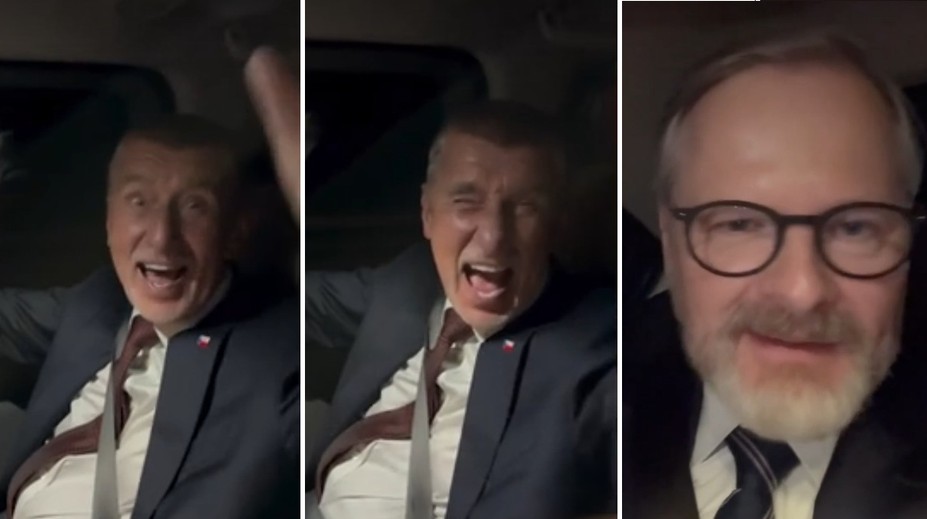 VIDEO: Babiš sa po poslednej debate poriadne odviazal. Fiala sa po karaoke videu obával o jeho zdravie