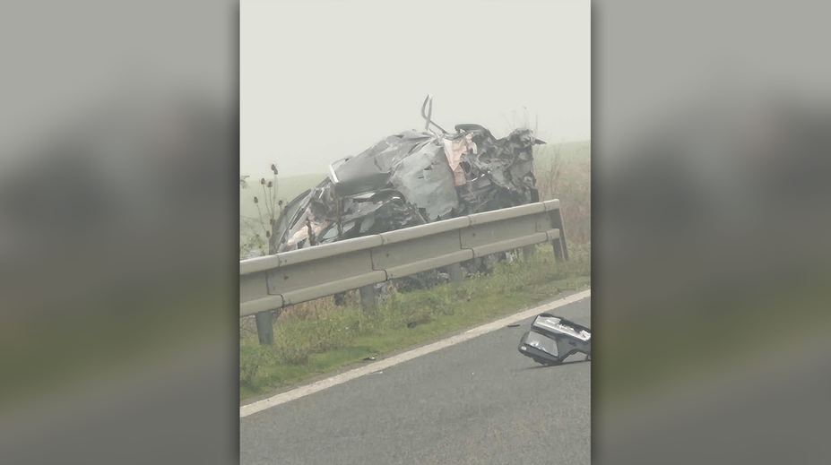 FOTO: To, čo zostalo, sa už ani nepodobá na auto. Vodič pri Skalici na mieste zomrel