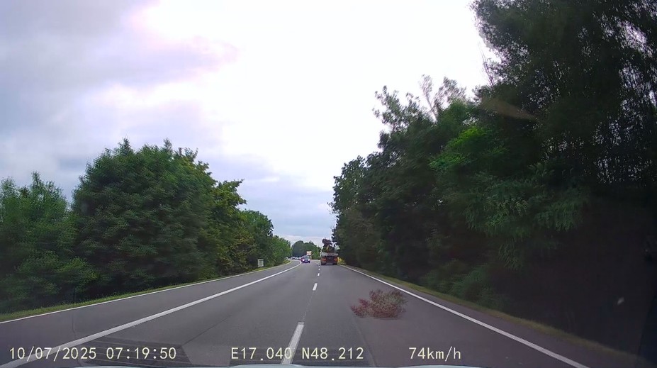 VIDEO: Otrasné správanie na slovenskej ceste. Vodič ohrozoval premávku, z korby mu vypadávali obrovské konáre