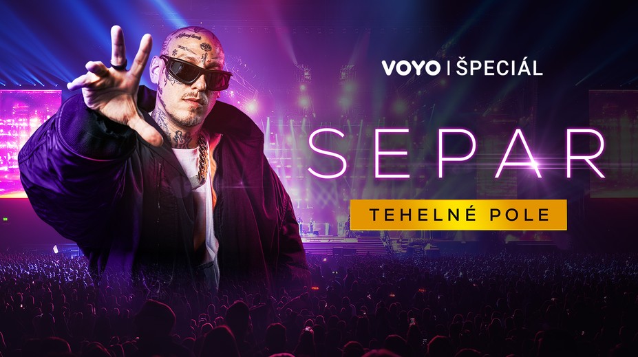 Kto nebol na koncerte, má druhú šancu: Separovu veľkú šou si už pustíte na Voyo