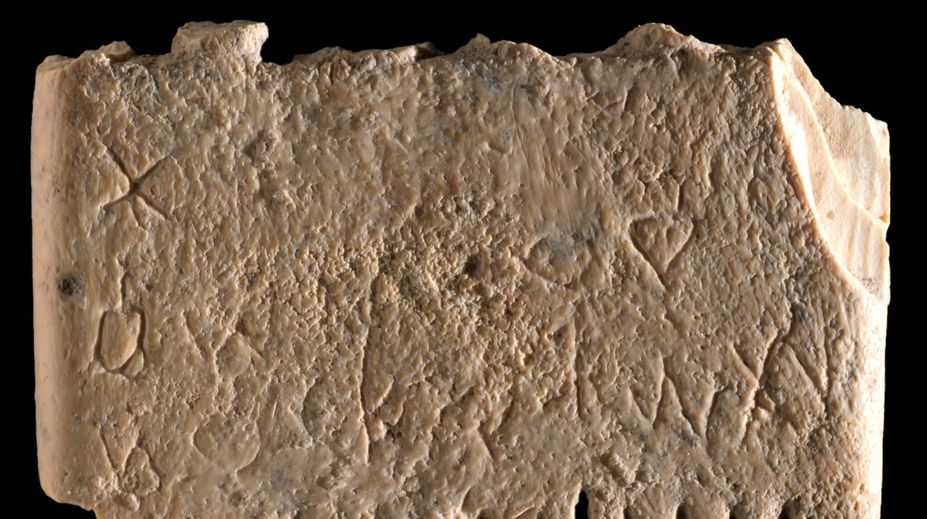 Poznáme najstaršiu vetu, akú doteraz archeológovia objavili. Má asi 3700 rokov a je vyrytá na hrebeni na vši