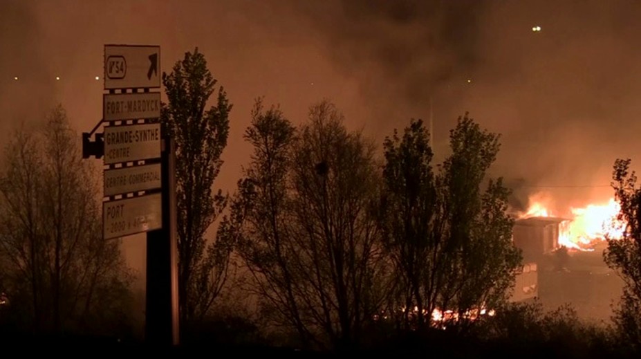 Vo Francúzsku zhorel utečenecký tábor