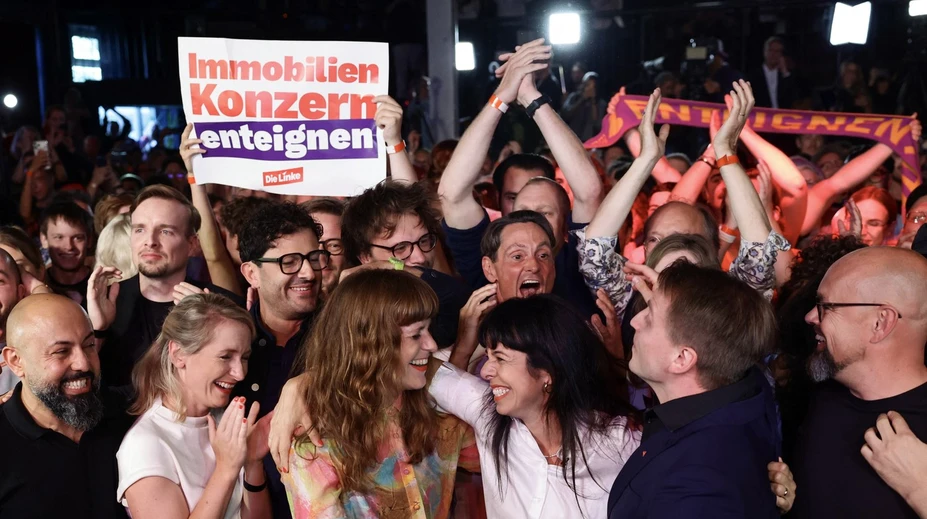 Berlín ovládla Ľavica. Podľa exit pollov porazila Merzovu CDU