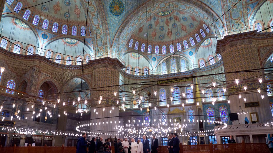 Tichá návšteva. Pápež navštívil istanbulskú Modrú mešitu