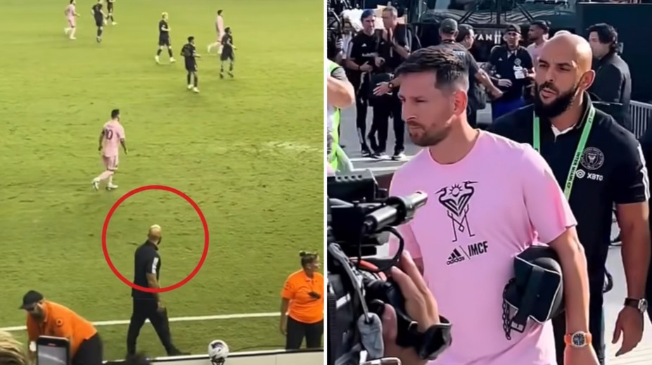 VIDEO: Má vlastné pravidlá a ide z neho strach. Messiho ochrankár je s ním aj na trávniku