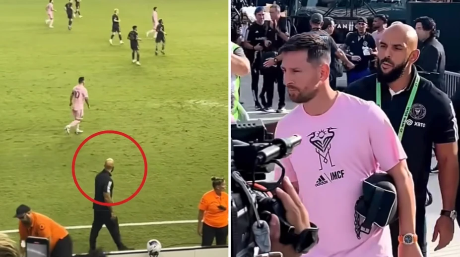 VIDEO: Má vlastné pravidlá a ide z neho strach. Messiho ochrankár je s ním aj na trávniku