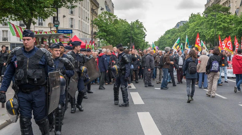 Plamene, násilie a masové zatýkanie: Francúzsko čelí študentským protestom