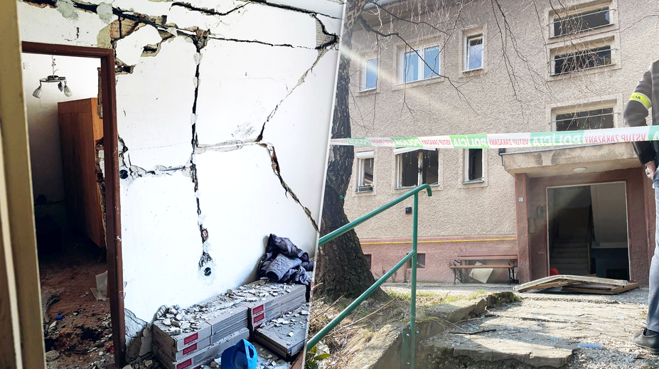 FOTO: Výbuch rozmetal byt v Krupine, popáleného muža bral vrtuľník. Vieme, čo malo byť príčinou