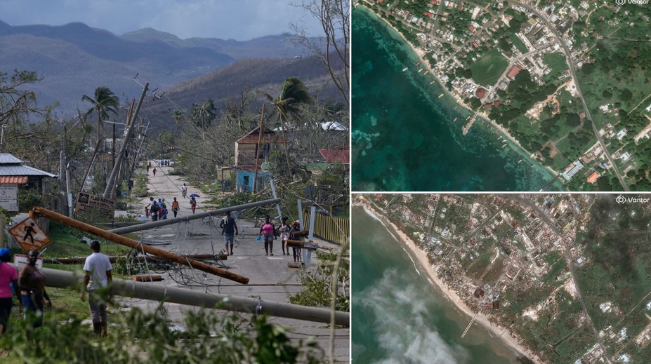 FOTO+VIDEO: Jamajkou sa prehnala búrka storočia. Obrovský rozsah škôd dokumentujú letecké zábery