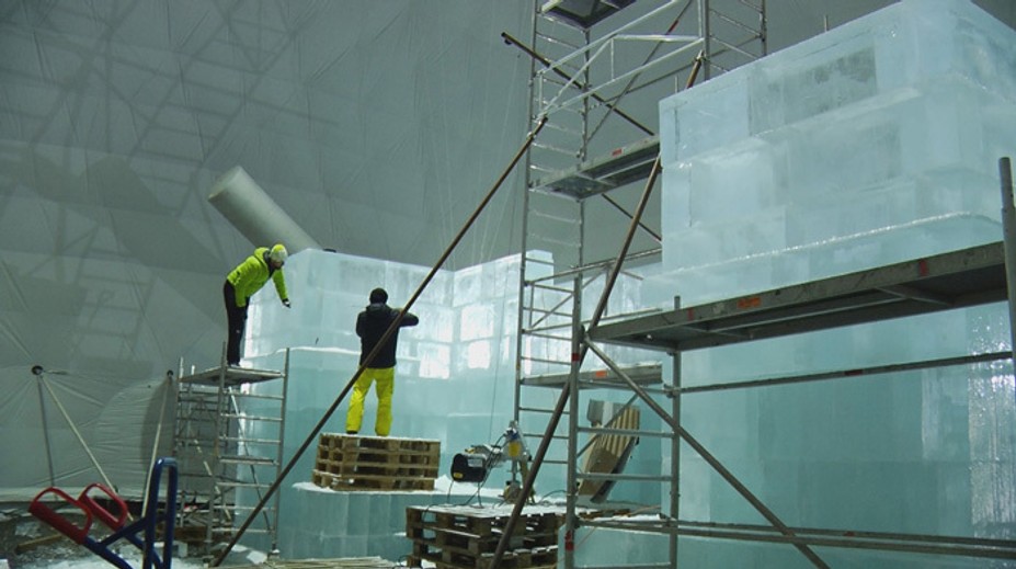 V Tatrách opäť stavajú ľadový dóm. Ako bude vyzerať, uvidíte až o pár týždňov