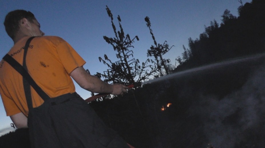 Na Kysuciach horeli dva hektáre lesa. Požiar hasili dlhé hodiny