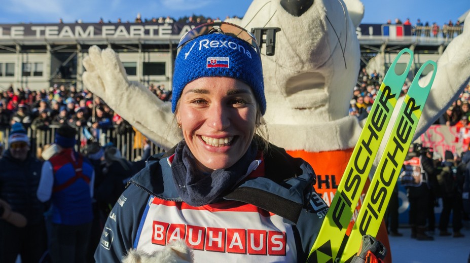 Paulína Bátovská Fialková napodobnila skvelý výkon zo štvrtka. V stíhacích pretekoch jej pódium ušlo len tesne