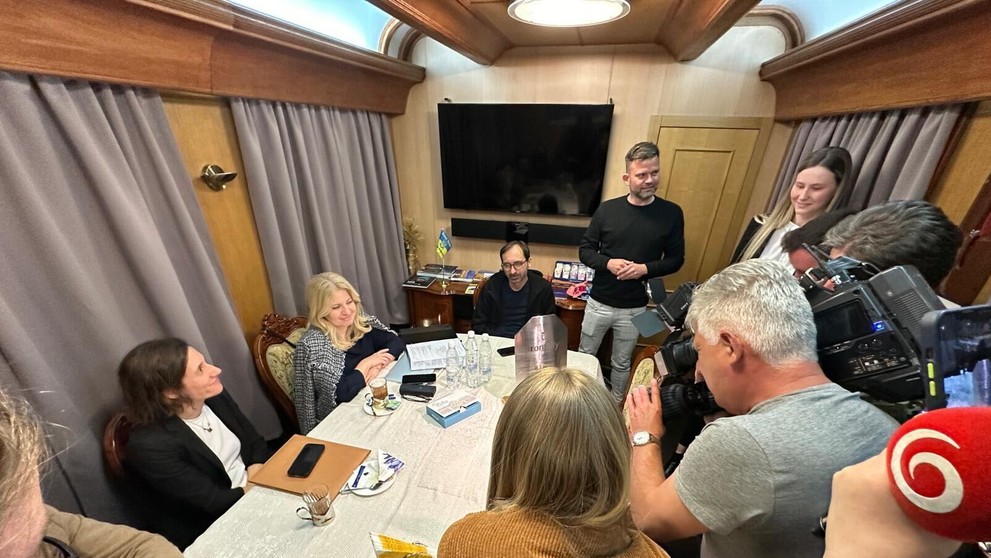 Prezidentka na Ukrajine.