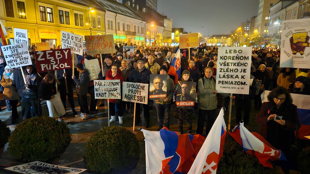 Protest v Košiciach