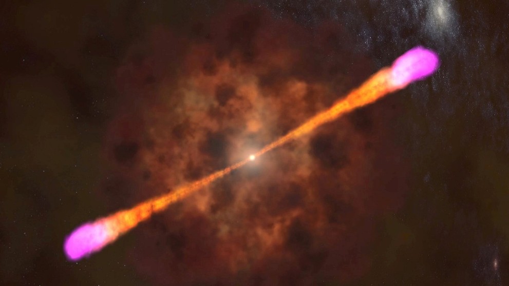 Výbuch gama žiarenia.