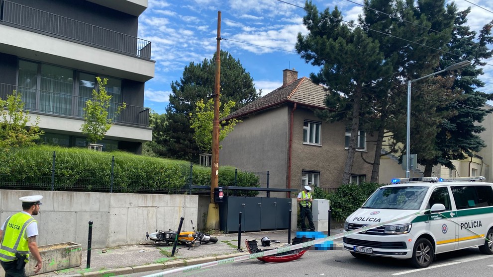 Tragická nehoda na Búdkovej ceste v Bratislave.