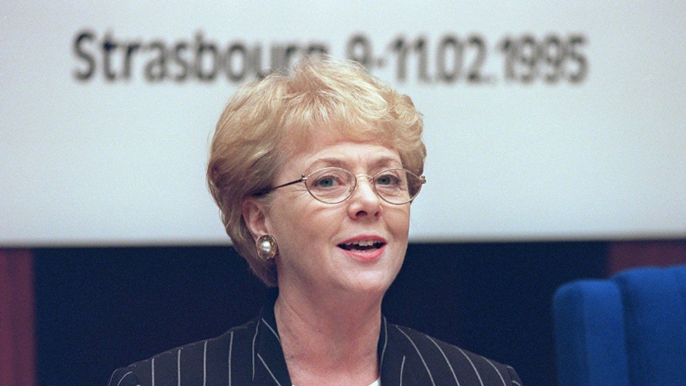 Maltská prezidentka Marie-Louise Coleiro Preca.