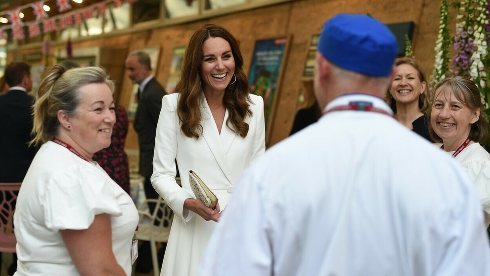 Kate na recepcii lídrov krajín G7