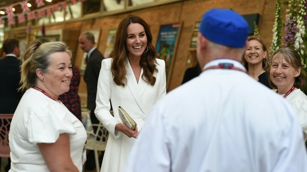 Kate na recepcii lídrov krajín G7