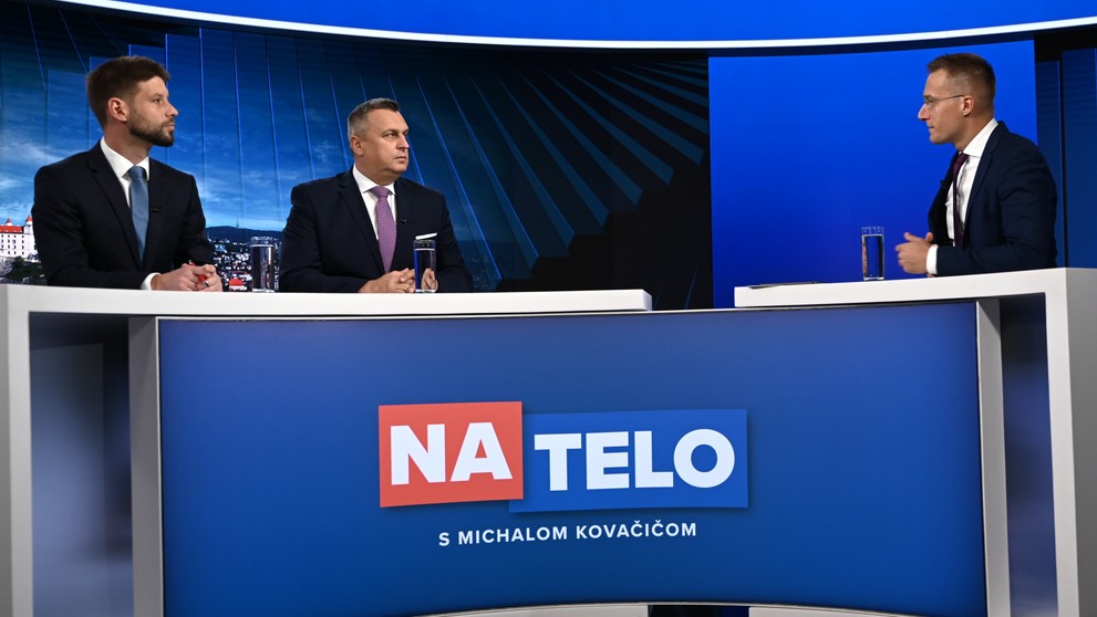 Hosťami relácie Na telo boli Michal Šimečka a Andrej Danko