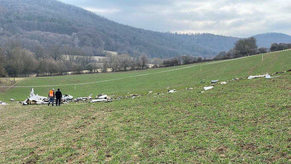 Záber z miesta tragédie