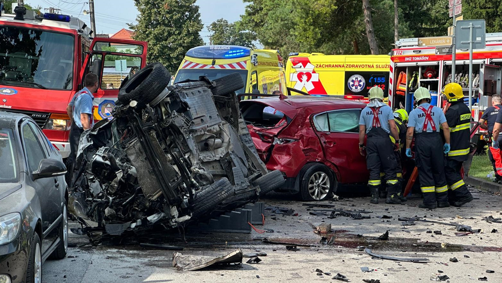 Policajná naháňačka v Tomášove.