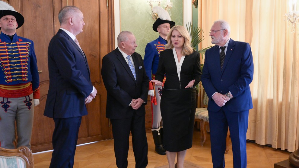 Obed v prezidentskom paláci.