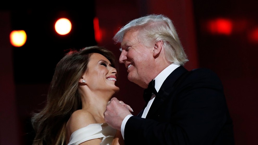 Donald Trump s manželkou Melaniou.