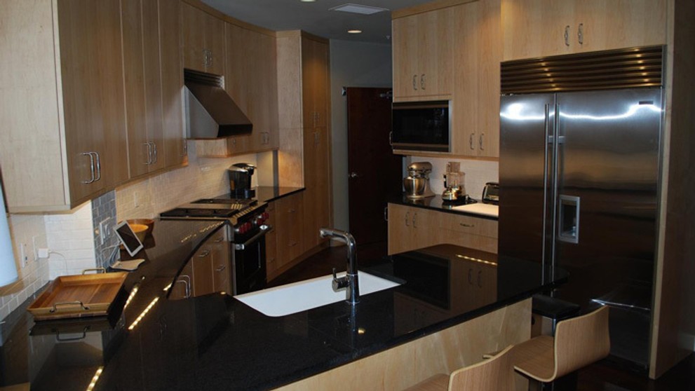 Kuchyňa v jednom z luxusných bunkrov.