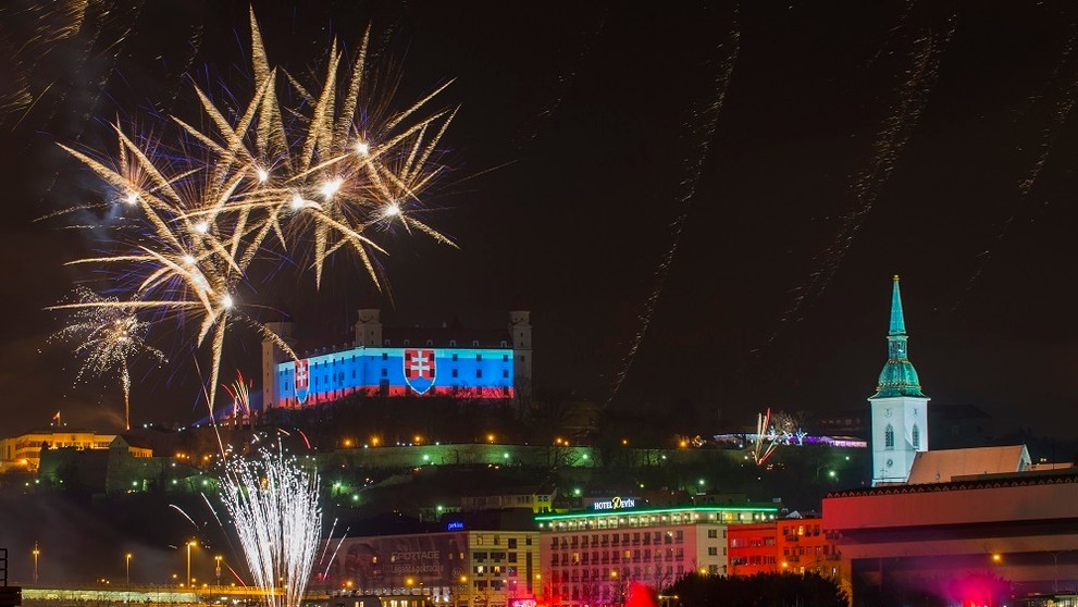 Silvester v Bratislave.