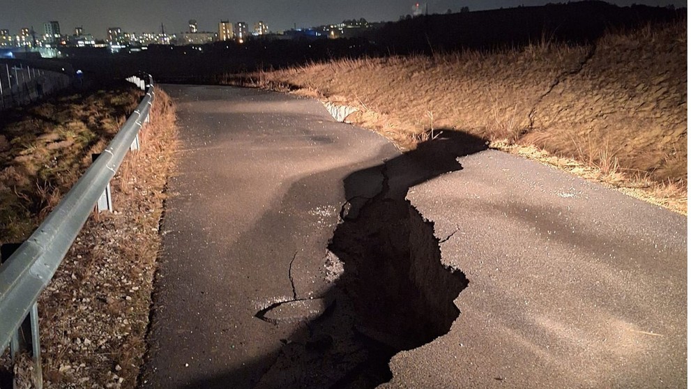 Zosuv pôdy v Žiline.