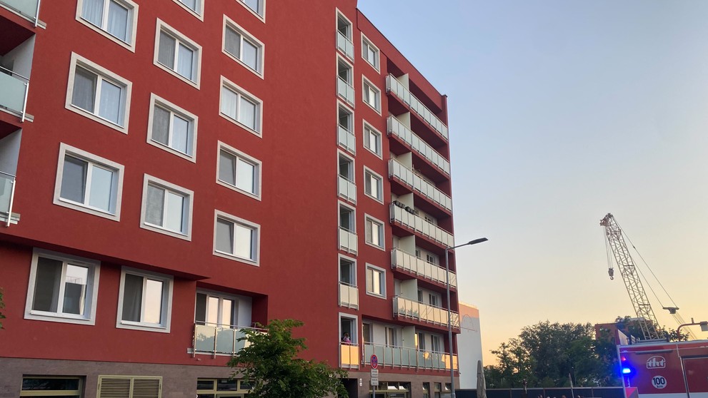 Požiar v Petržalke.