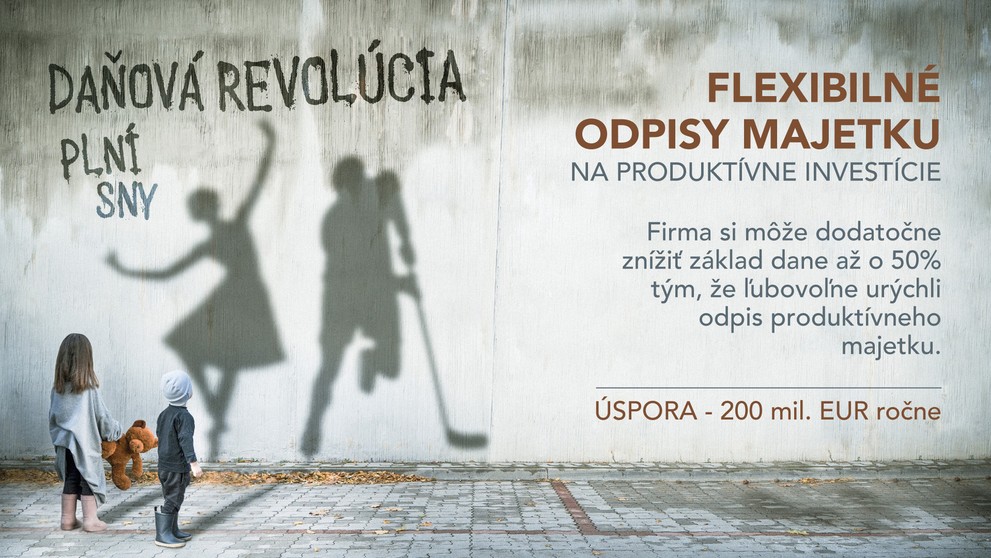 Flexibilné odpisovanie majetku.