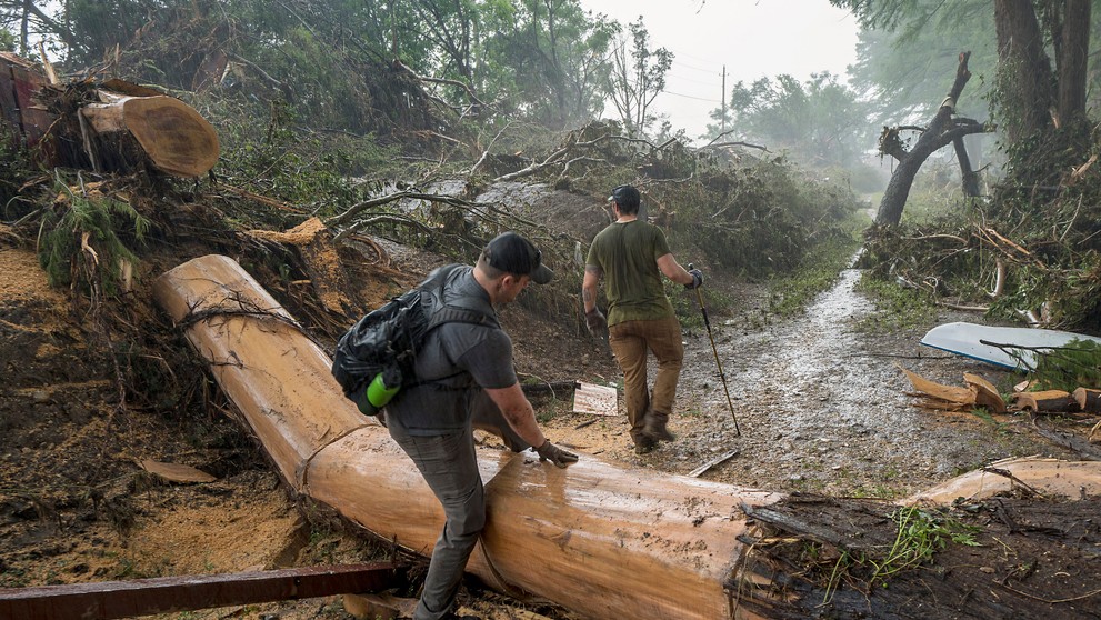 Bleskové povodne v Texase