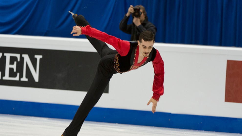 Španiel Javier Fernandez na ME v Bratislave.