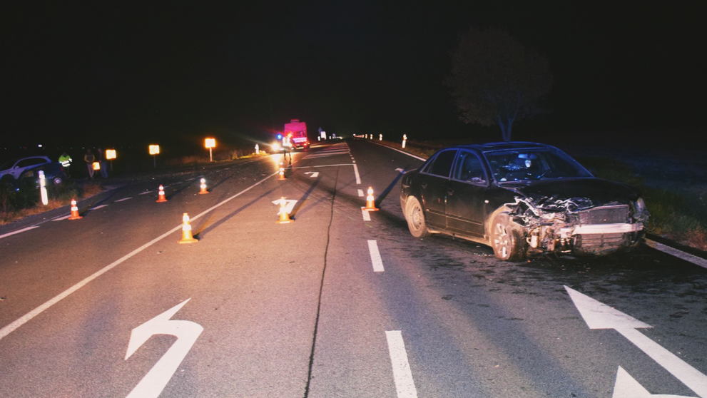 Nehoda pri Podrečanoch.