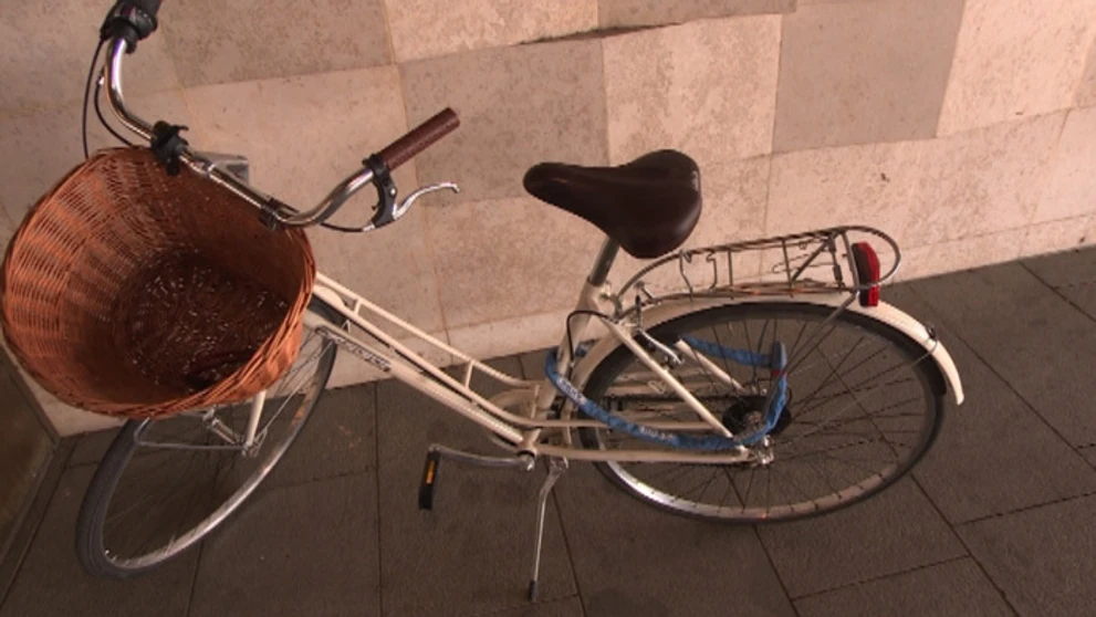 Bicykel podpredseníčky Lucie Nicholsonovej.