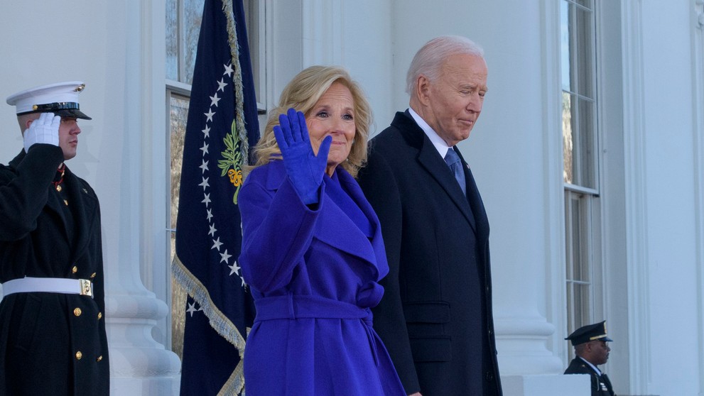 Jill Bidenová a Joe Biden