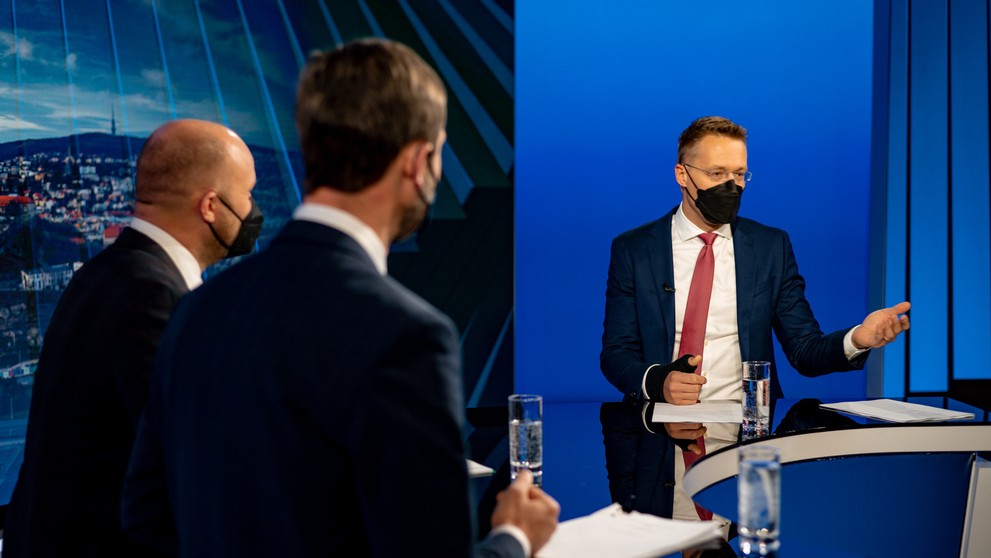 Na telo s Jurajom Blanárom a Jaroslavom Naďom.