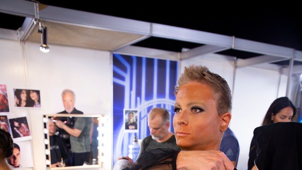 Miro Šmajda ako Tina Turner.