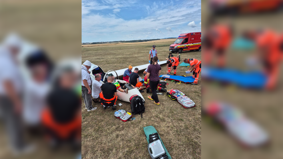 Nehoda vetroňa pri Trnave