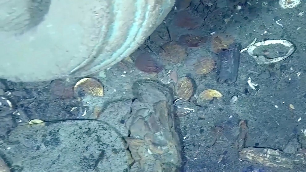 Vrak lode San José s pokladom.