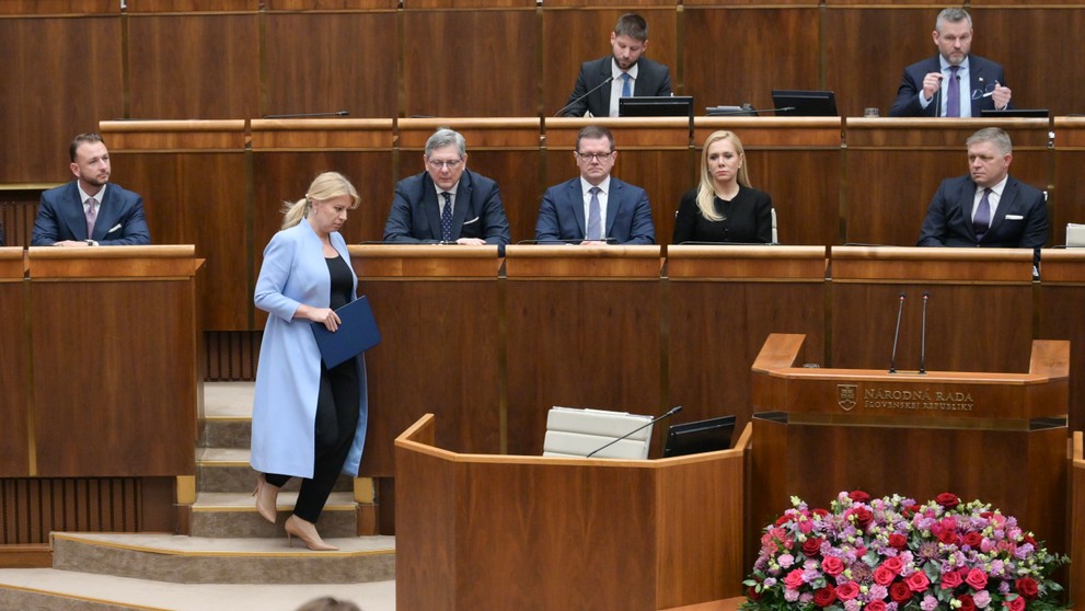 Prezidentka Zuzana Čaputová vystúpila v pléne NR SR.