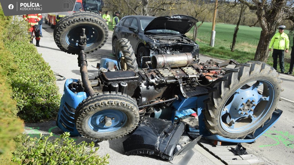 Tragická nehoda v obci Sady nad Torysou.