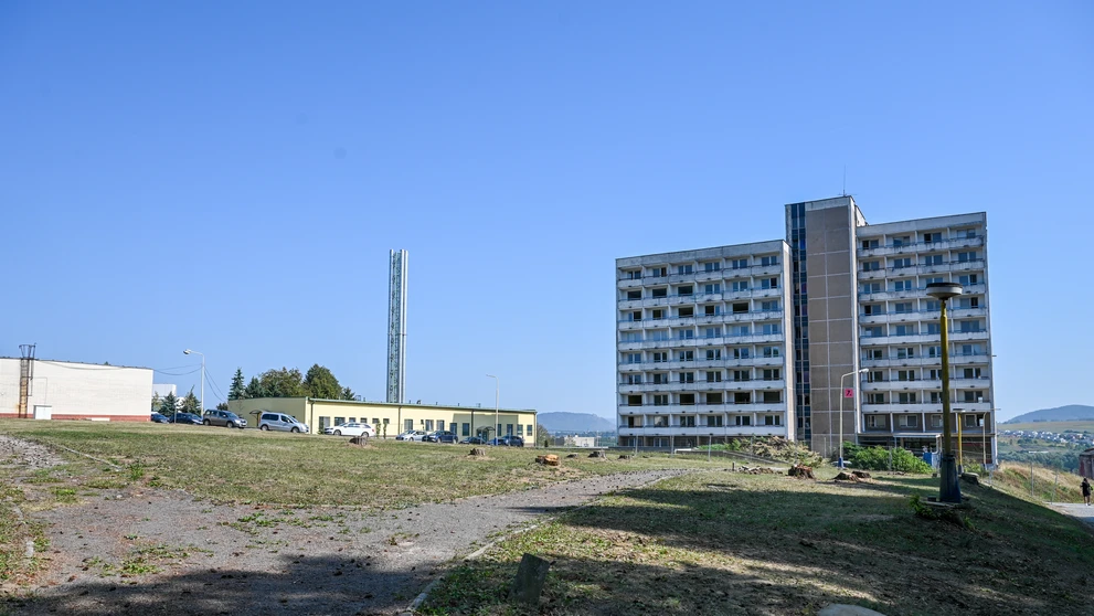 Stavba vojenskej nemocnice v Prešove.