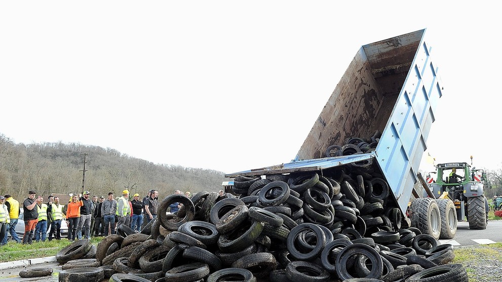 Protesty vo Francúzsku. 